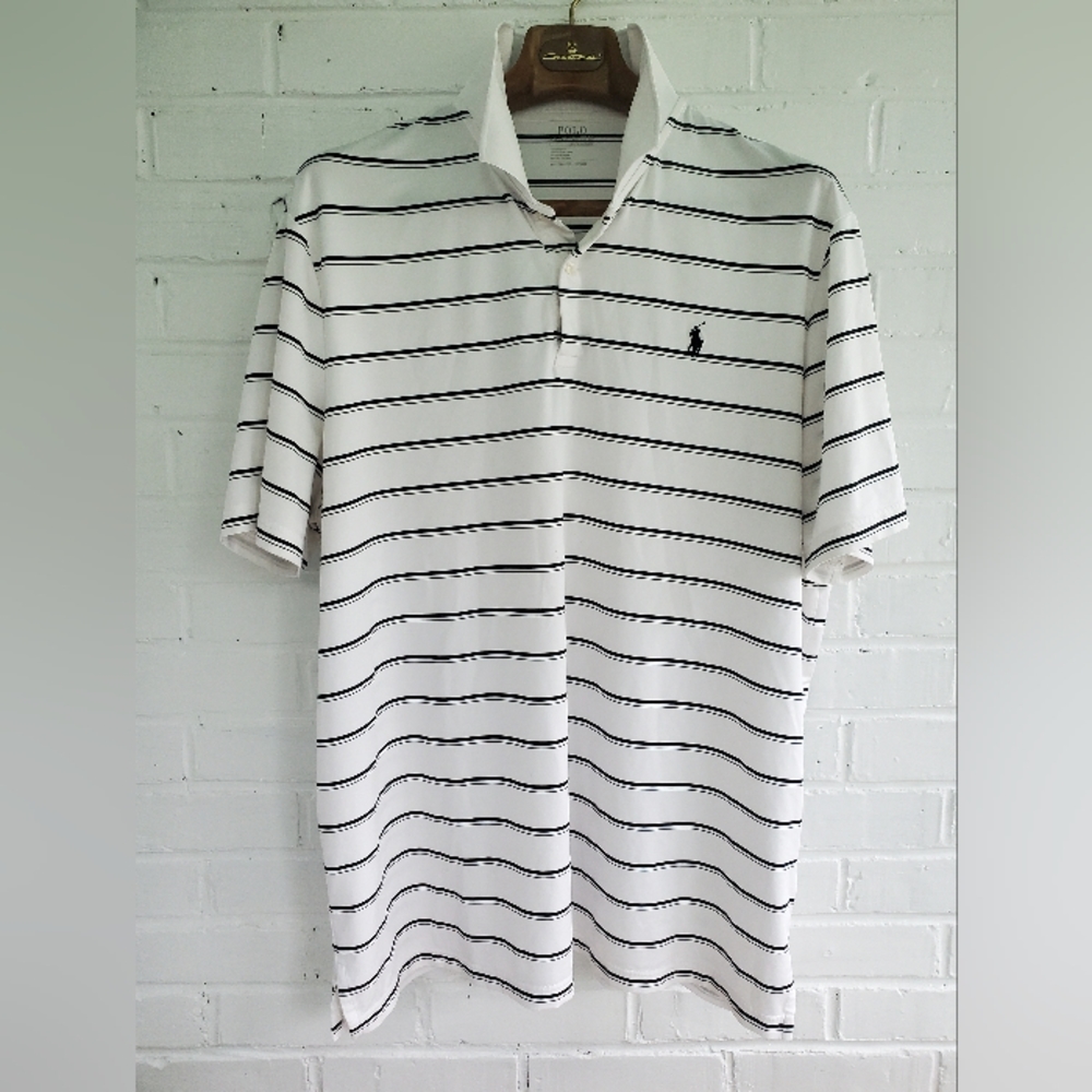 Polo Ralph Lauren Golf Fit Striped Men’s Short Sleeve Polo Shirt Size XXL